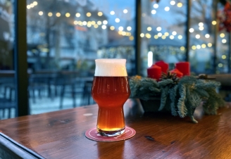 New beer on tap - Christmas Amber Ale