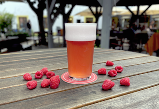 New beer on tap - Raspberry Ale